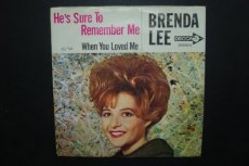 LEE, BRENDA - HE'S SURE TO REMEMBER ME
