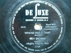 BROWN, ROY - WHOSE HAT IS THAT