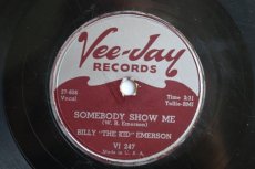 EMERSON, BILLY 'THE KID' - SOMEBODY SHOW ME