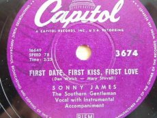 JAMES, SONNY - FIRST DATE, FIRST KISS, FIRST LOVE