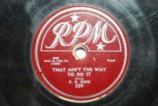 KING, B.B. - THAT AIN'T THE WAY TO DO IT