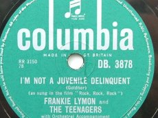 LYMON, FRANKIE - I'M NOT A JUVENILE DILINQUENT