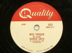 78S115 SMITH, WARREN - MISS FROGGIE