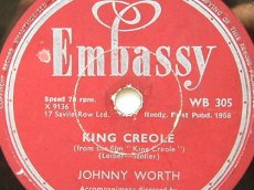 78W035 WORTH, JOHNNY - KING CREOLE