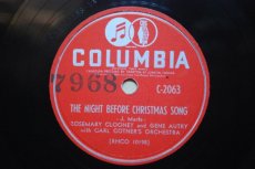 AUTRY, GENE & ROSEMARY CLOONEY - THE NIGHT BEFORE CHRISTMAS SONG